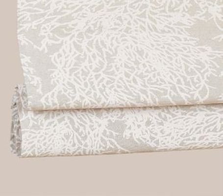 tenda a pacchetto fantasia corallo beige filtrante su misura